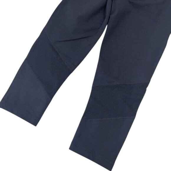 CORE IO Women Crop Leggings black SZ XS Mesh Details-back Pocket- Activewear - Picture 12 of 12